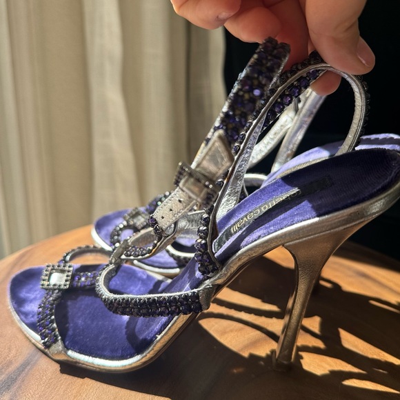 Roberto Cavalli Swarovski Crystal Jeweled purple - Picture 9 of 9